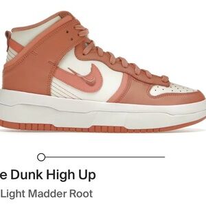 Nike Dunk High Up - Light Madder Root & White